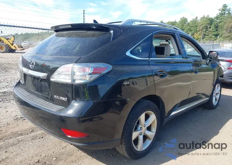 2010 Lexus Rx 350 z USA, uszkodzony, nr VIN 2T2BK1BA3AC047475